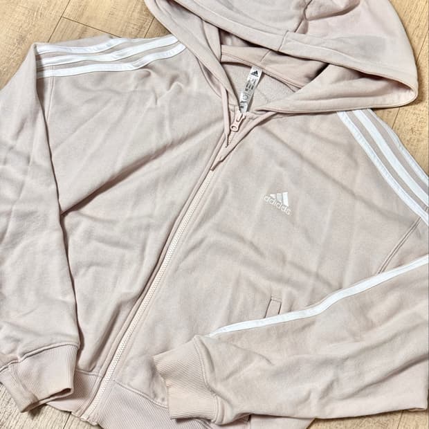 아디다스 희귀 핑크 딸기우유 져지 후드집업 자켓 국내유일 adidas