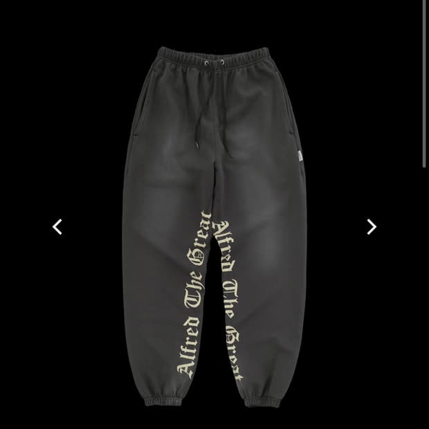 알프레드 OLD ENGLISH JOGGER PANTS / BLACK
