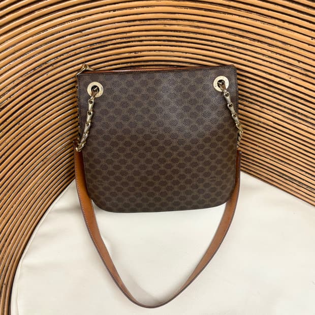 셀린느 마카담 캔버스 버킷백