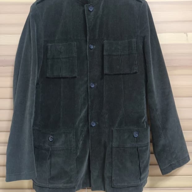 질샌더 남성 코듀로이 자켓 