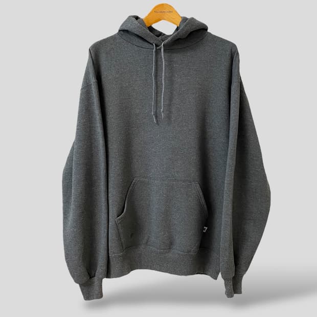 (XL)빈티지 러셀 블랭크 스웨트 후드티셔츠