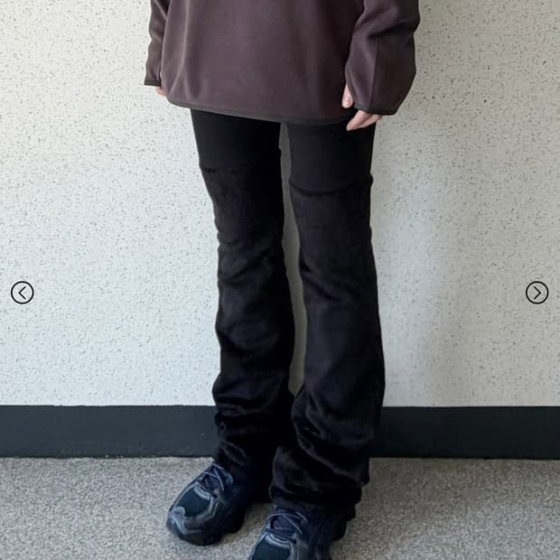 지초이 컴포트 25-004 FLEECE BOA LEGGINGS 