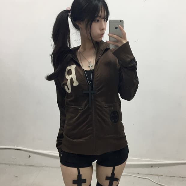 [NOISTIGE] y2k 갸루 라떼갸루 코코아 져지