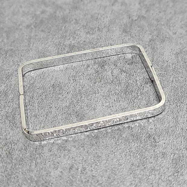 square bangle bracelet