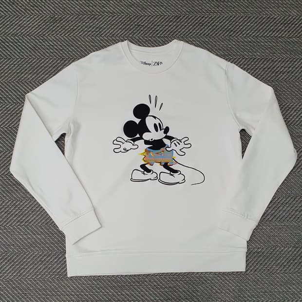 디즈니&자라 얇은 맨투맨 남자105