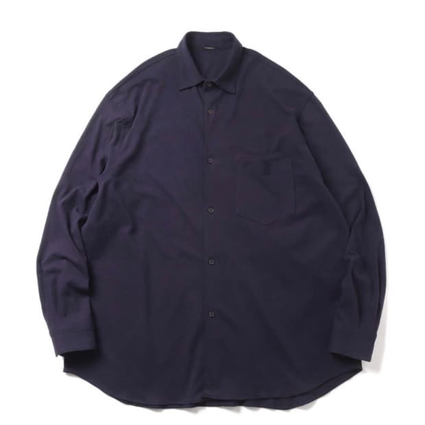 코모리 코튼 저지셔츠 네이비 3