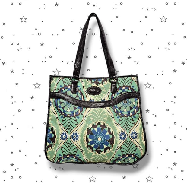 Billy Bag 빌리백 페이즐리 민트 토트백