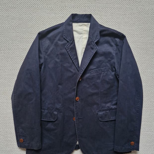 리넨 코튼 테일러드 자켓 