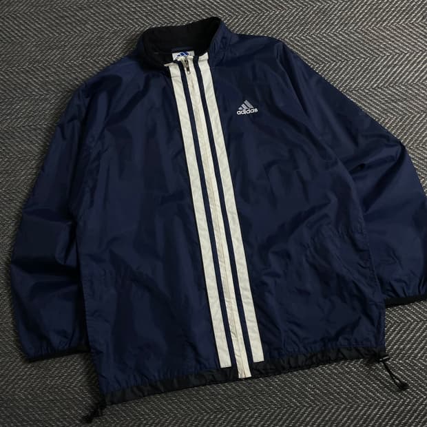 00s 아디다스 올드스쿨 디테일 박시핏 바람막이y 3875