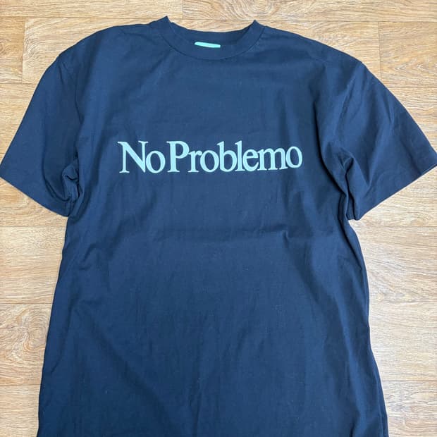 aries no problem 반팔 블랙 L