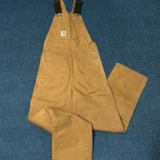 칼하트wip R01 BRN 오버롤 28x32