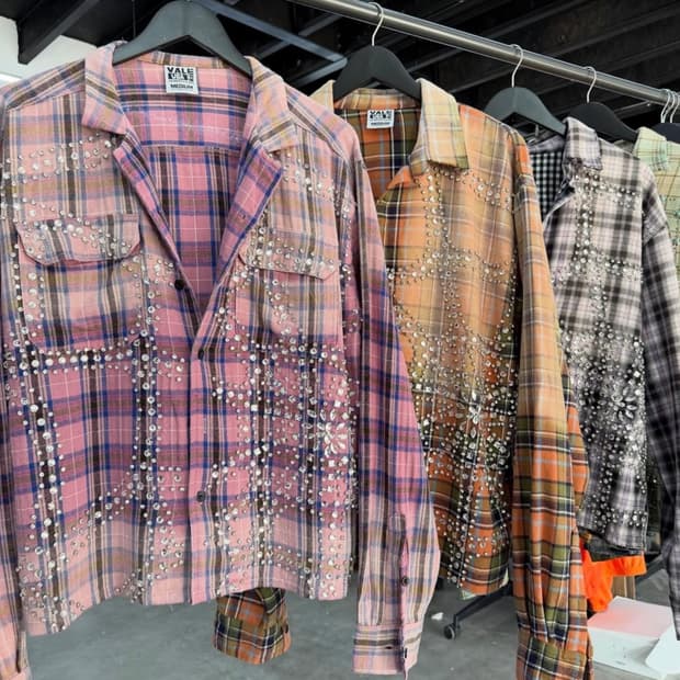 Vale forever 플란넬 셔츠 L