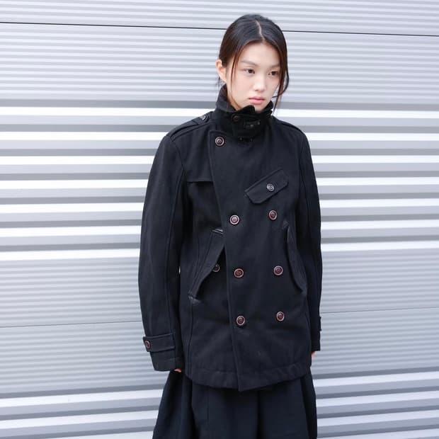 (포유서울) 디젤 피코트 블랙 L