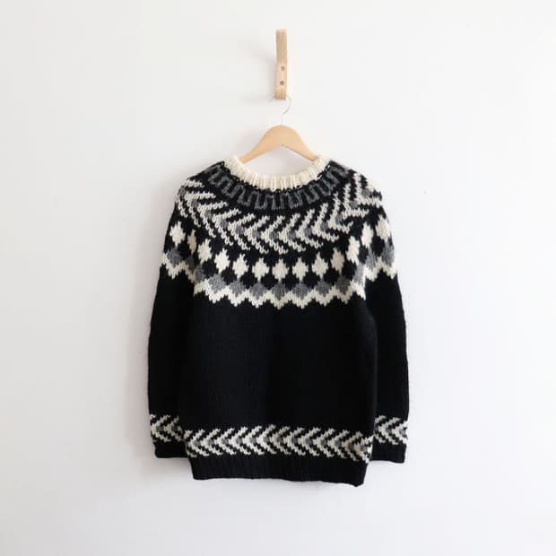 Vtg Nordic knit