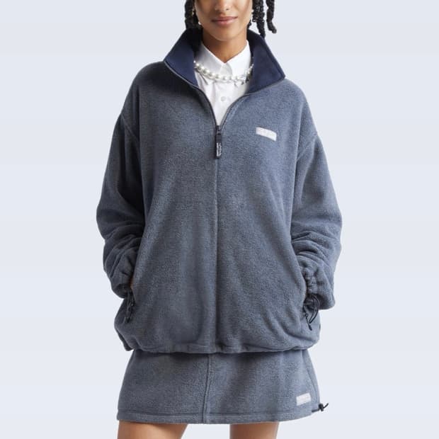 [XS,S]샌디리앙 25fw Ascher 하프 플리스 집업/그레이