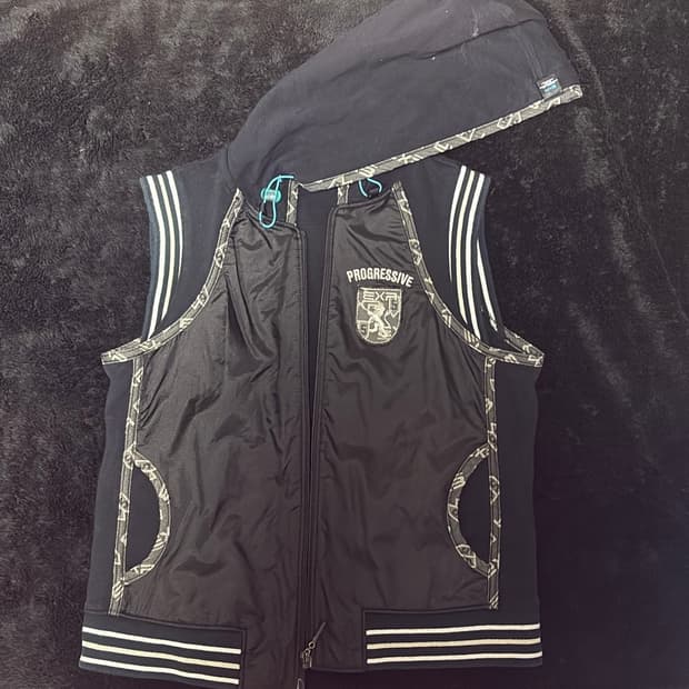 펑크 y2k 후드베스트