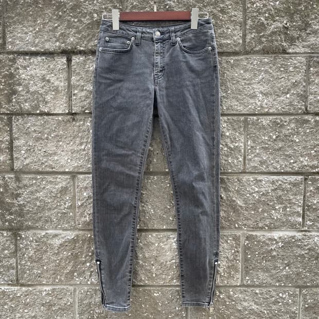 [29]Saint Laurent 14FW D02 그레이 스키니 데님 팬츠