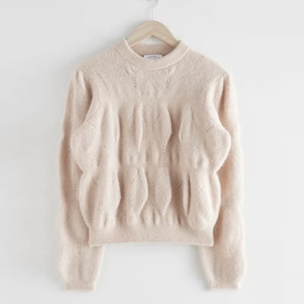 앤아더스토리즈(& Other Stories) 알파카 울 버블니트 55-6