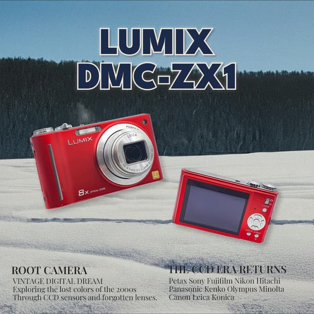 파나소닉 루믹스 DMC-ZX1  와인레드🍷   빈티지 디카 디지털카메라