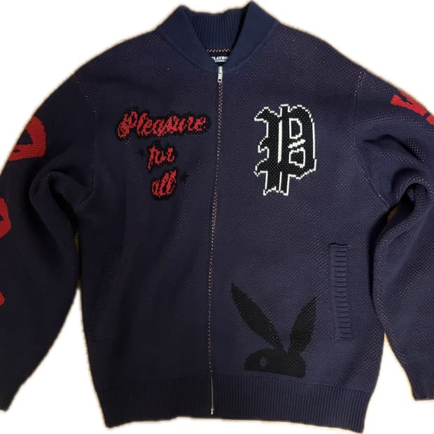 위켄더스 X 플레이보이 니트 집업