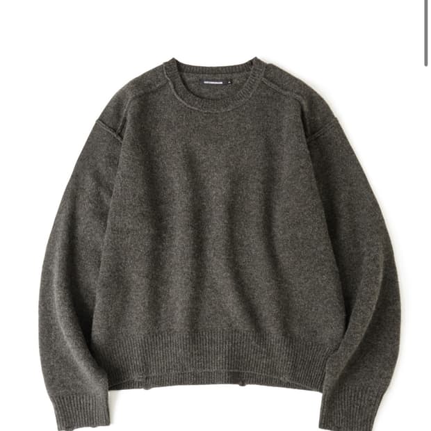 해칭룸 리버스 데미지 스웨터