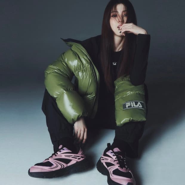 [한소희픽] 휠라 인터런 핑크 블랙 250