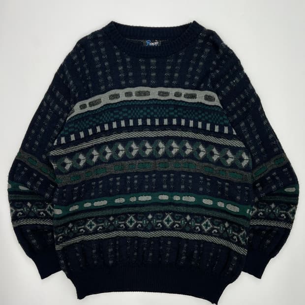 빈티지 케이블 니트