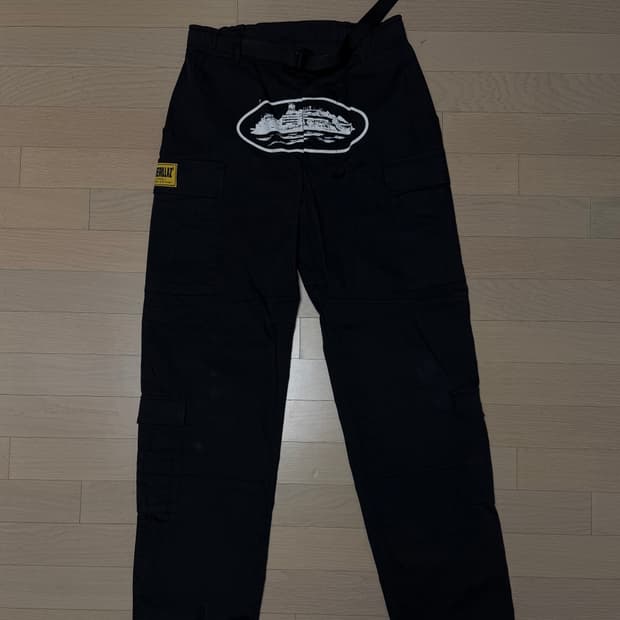 (상태 좋음 M) 코르테이즈 게릴라즈 카고 팬츠 블랙
