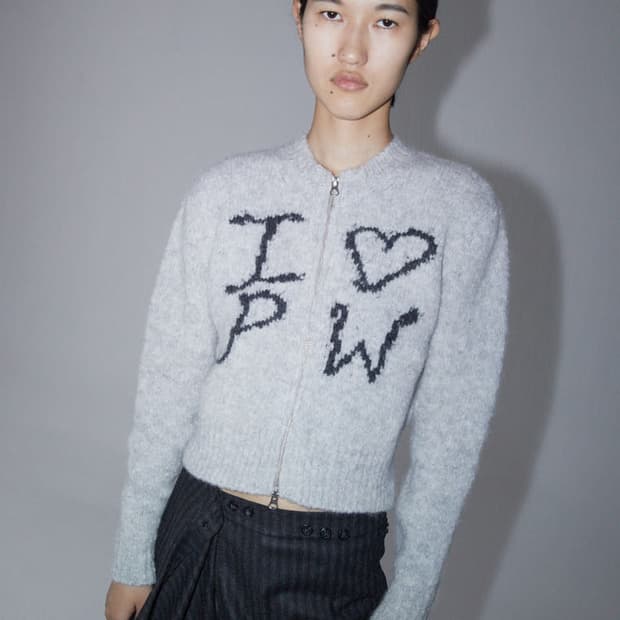 팔로마울 크러쉬 니트 집업 xs 