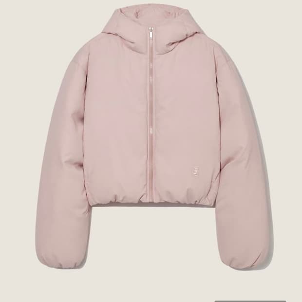 글로니 숏패딩 베이비핑크