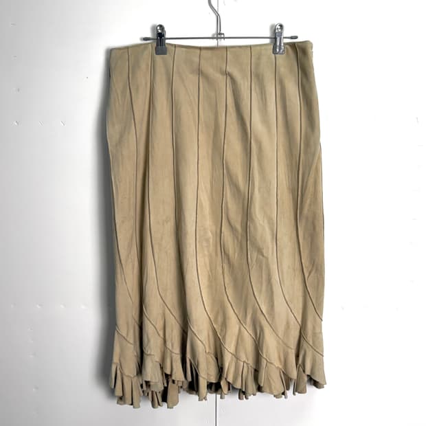 ermanno scervino 스웨이드 스커트