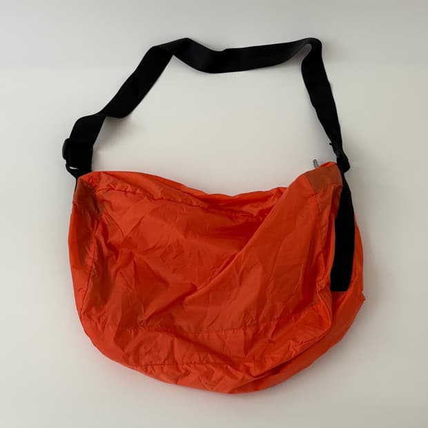 nylon ripstop shoulder bag (orange)