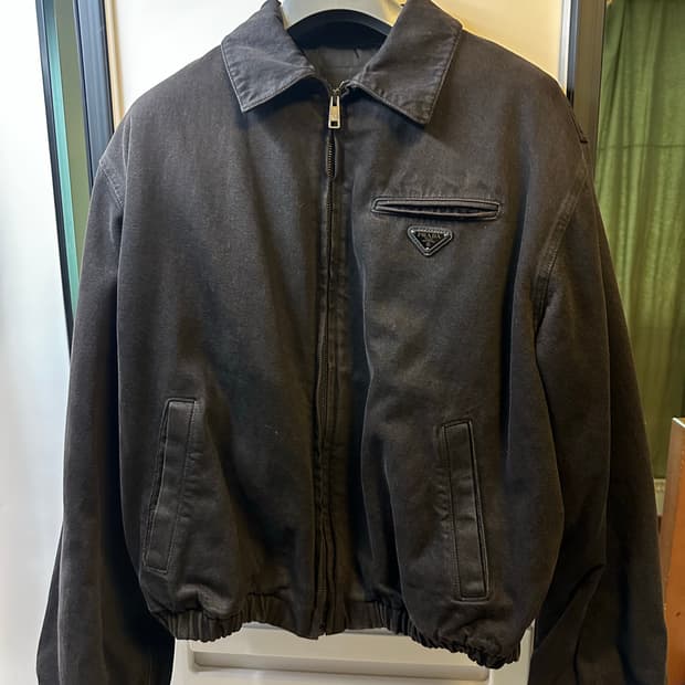 프라다 데님 자켓 M