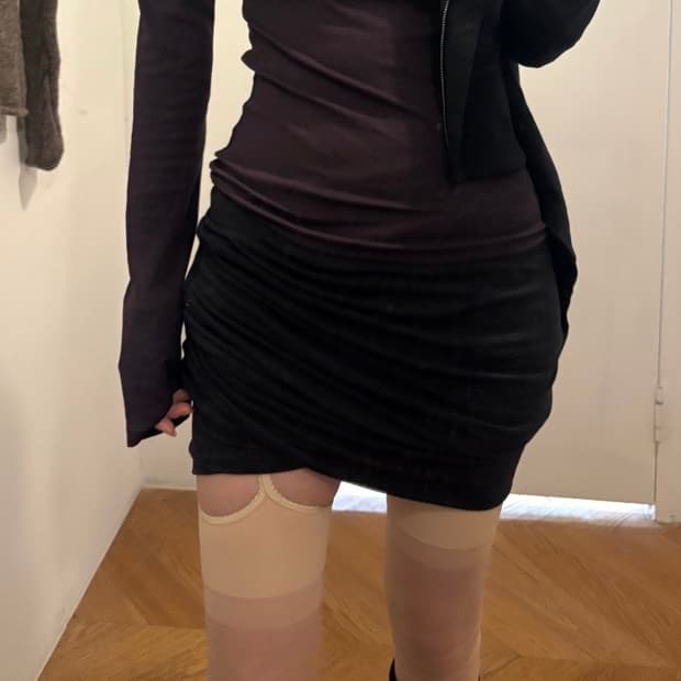 Helmut lang black skirt