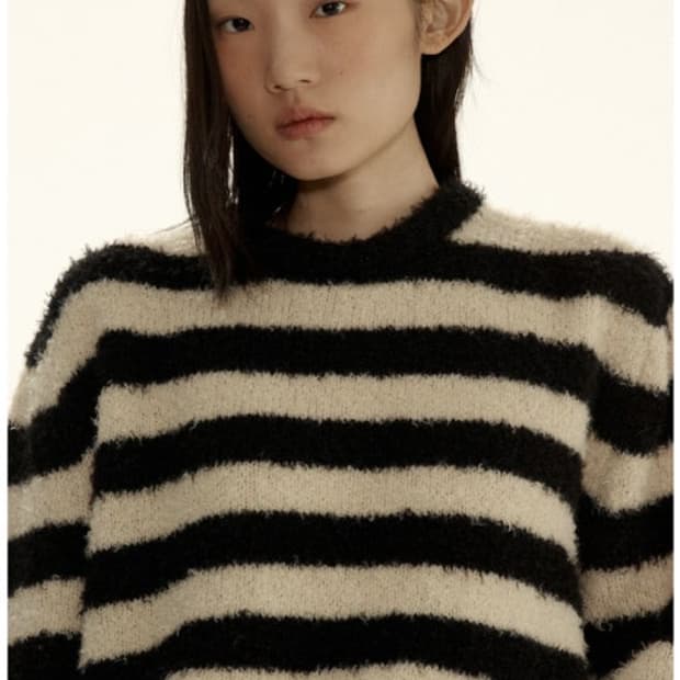 시엔느 포그 니트 fog stripe knit