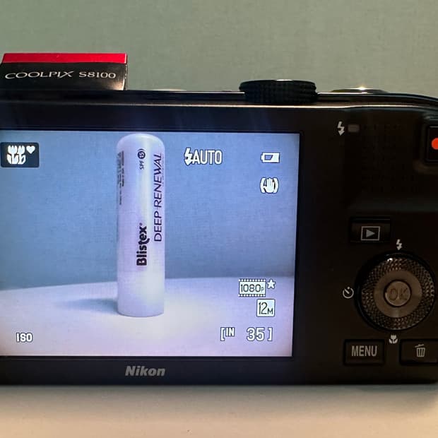 팝업플래시✨(희귀) 니콘 쿨픽스 S8100 레드 색상