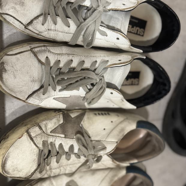 골든구스 슈퍼스타 정품 2개 일괄 판매 265