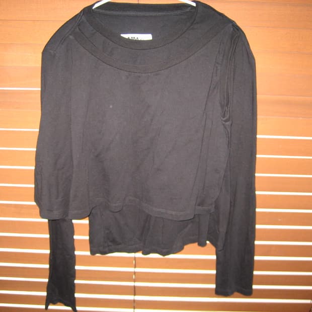 MM6 더블레이어드 티셔츠