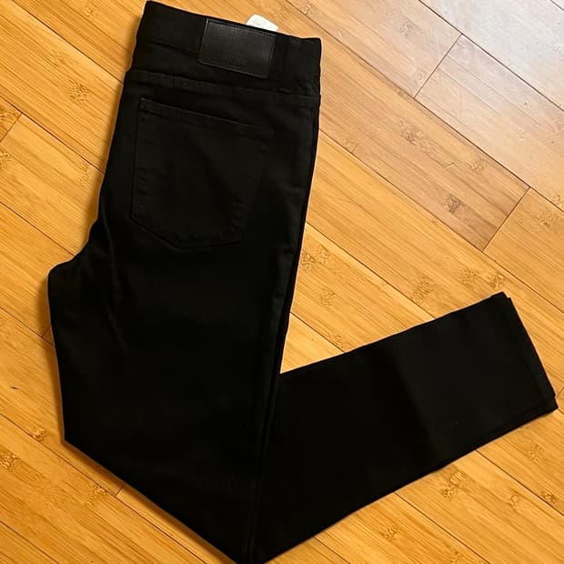 에비수 블랙진 데님팬츠 W76