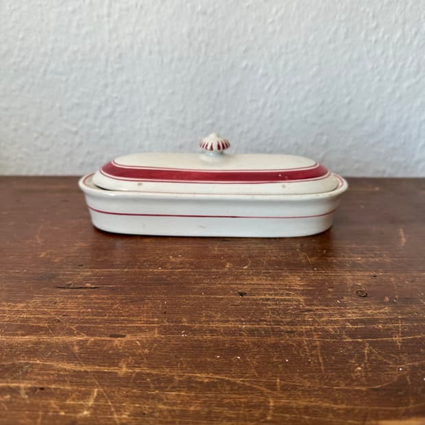 프랑스)빈티지 세라믹 솝 디쉬