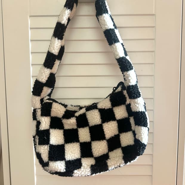 반스 체커보드 백