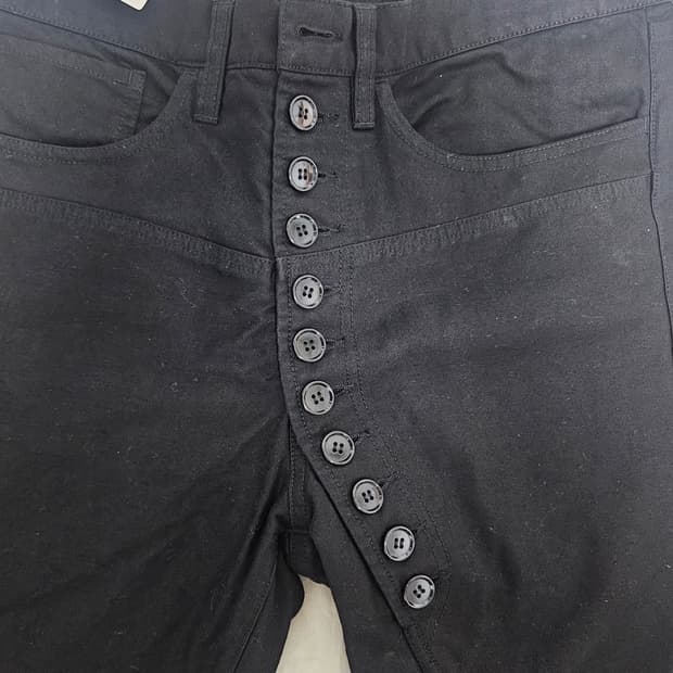 새제품 주카 버튼 팬츠
