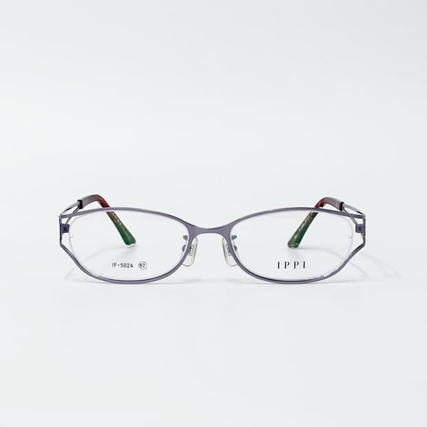 IPPI 라벤더 큐빅 메탈 데드스탁 빈티지안경