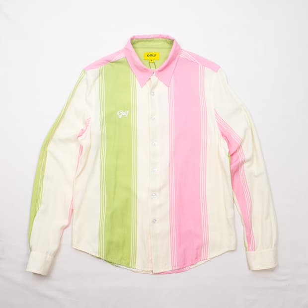 21ss 골프왕 멀티 스트라이프 버튼 다운 셔츠