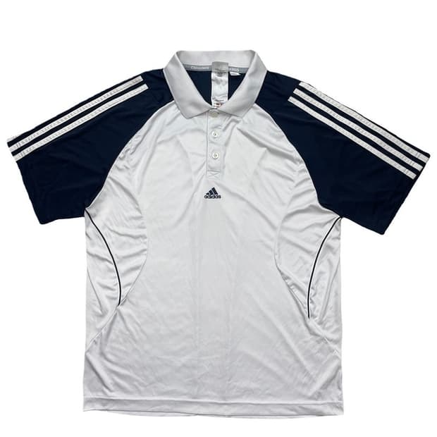 ADIDAS 배색 폴로셔츠 100