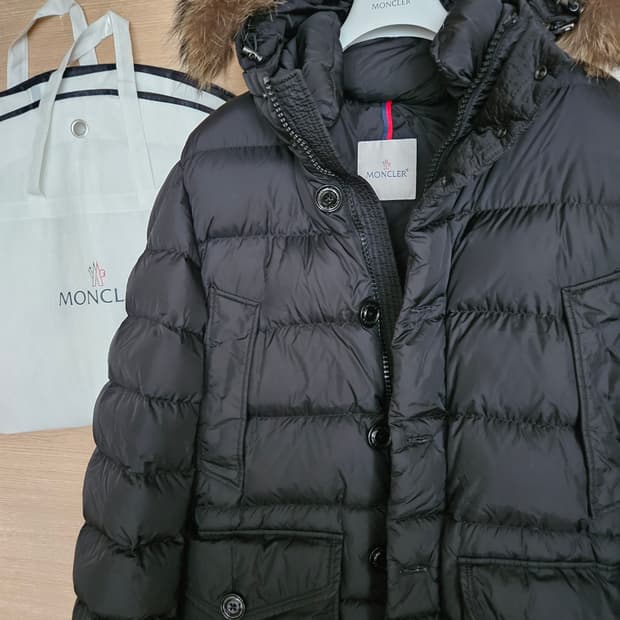[ 5SIZE ] 몽클레어 클루니 패딩 블랙
