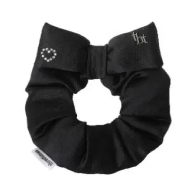 쓰리타임즈 헤어 스크런치 헤어슈슈 블랙