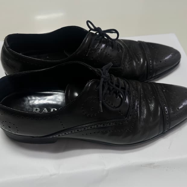 Prada wingtip derby shoes