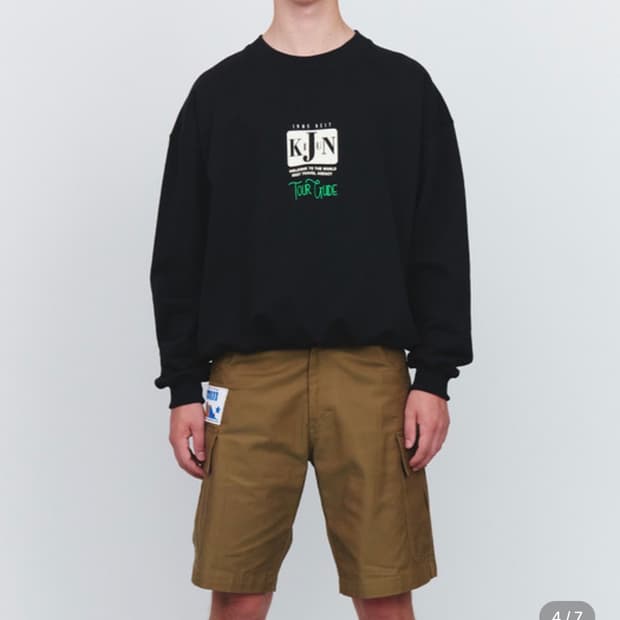 기준 맨투맨 Tour Guide Pullover - Black