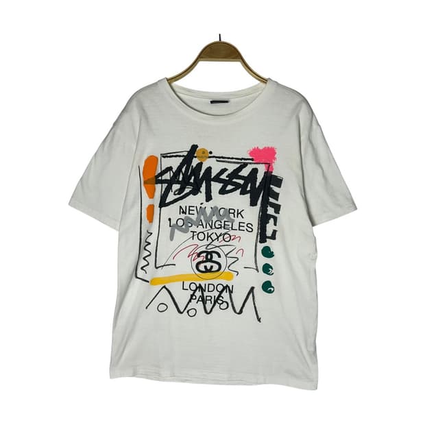 [Stussy] 스투시 JAPAN 월드 투어 반팔 티셔츠